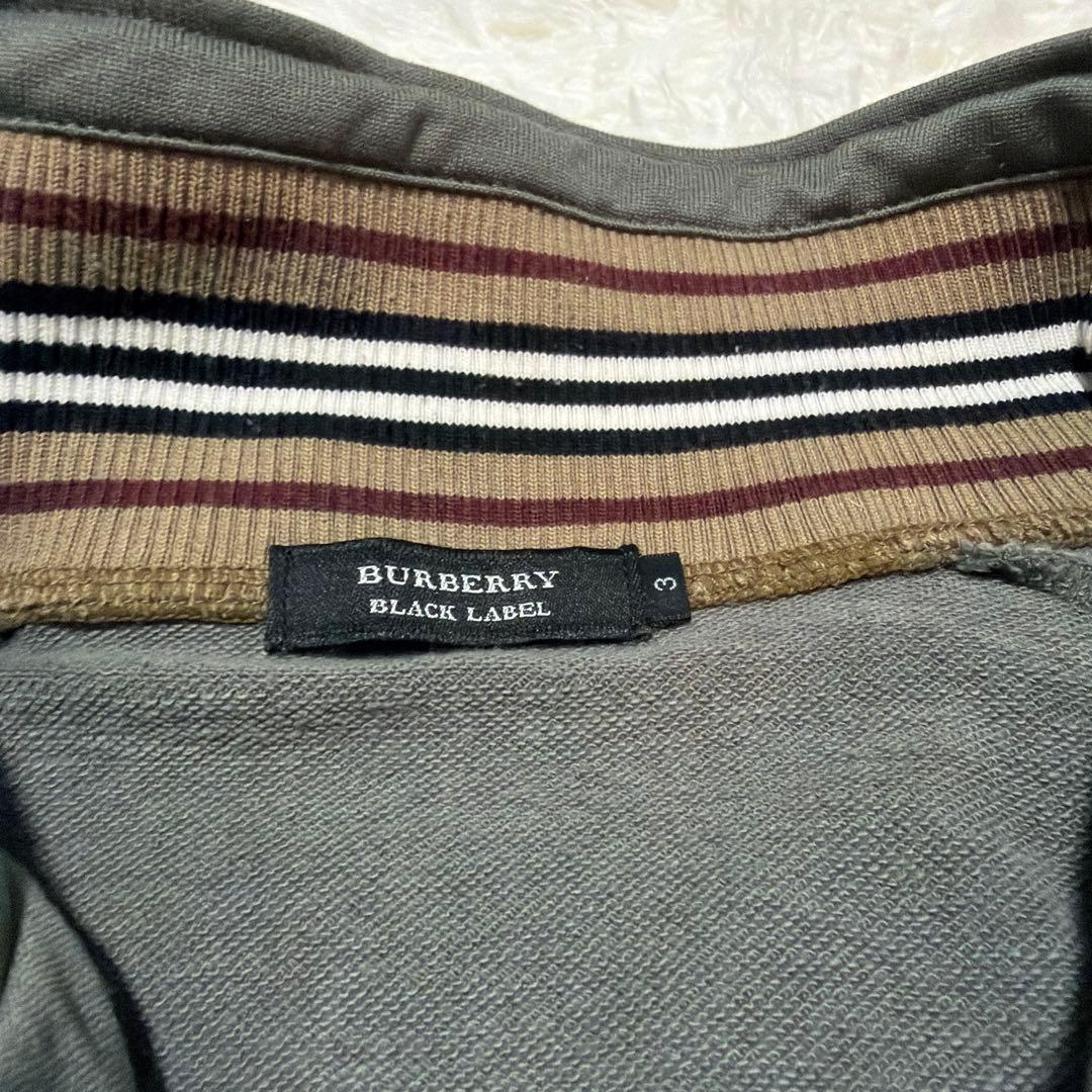 極美品　BURBERRY BLACKLABEL トラックジャケット　オリーブ　3