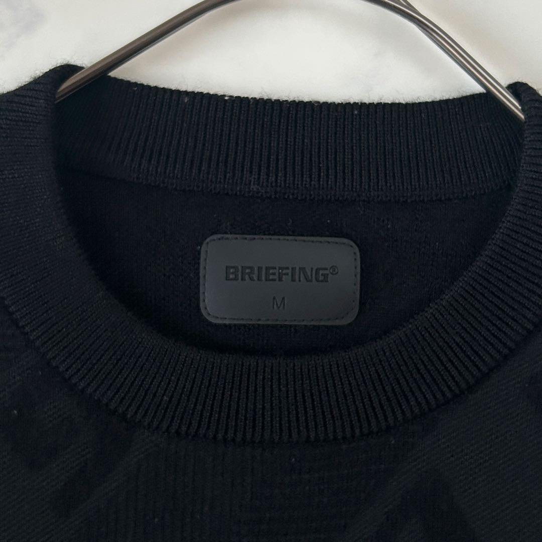 ブリーフィング レディース 2022年モデル セーター 総柄 ロゴ