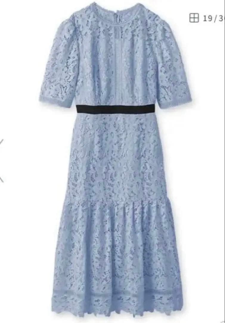 新品　CELFORD 水色　レース　ワンピース