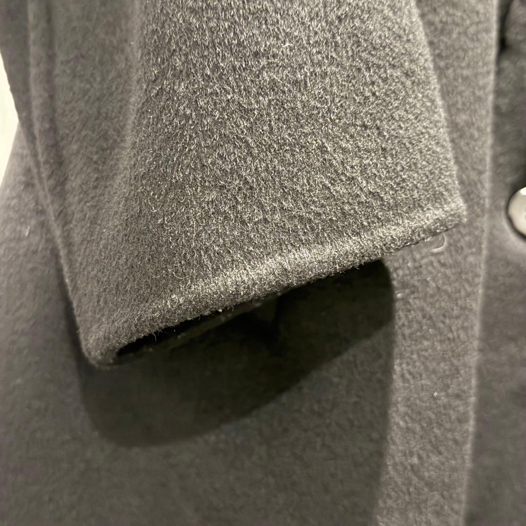 UNIQLO +J カシミヤブレンドオーバーサイズチェスターコート 黒 XL