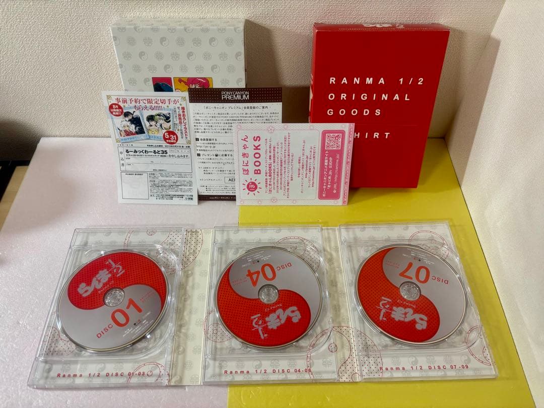 らんま1/2 Blu-ray BOX 1 旧作　初回限定特典　Tシャツ