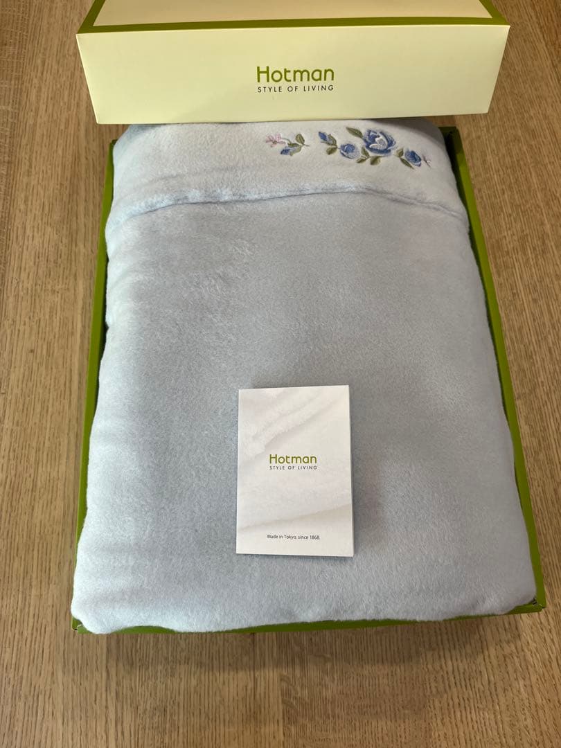 Hotman 掛け布団 150cm x 210cm 花柄刺繍