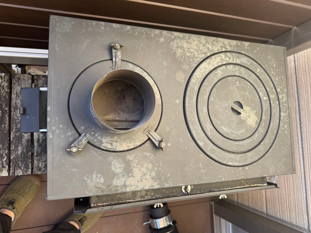 神保製作所　薪ストーブ ロマンチカル上出し脚長さん ピザオーブン収納ケース付き