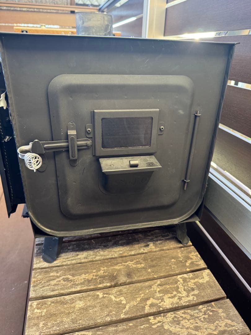 神保製作所　薪ストーブ ロマンチカル上出し脚長さん ピザオーブン収納ケース付き