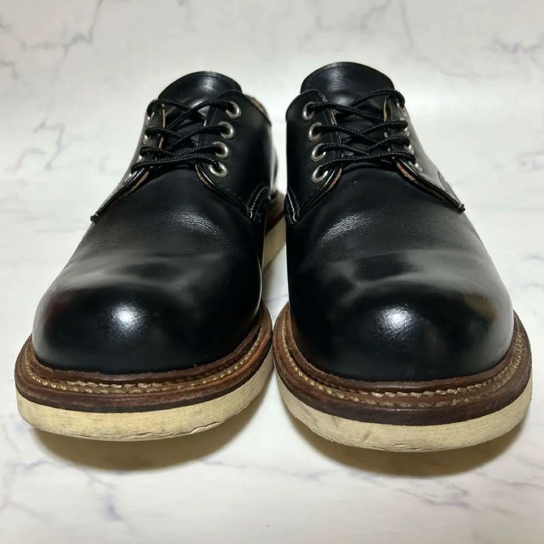【廃盤】 レッドウィング 8002 ワークオックスフォード 黒 7.5 ブーツ