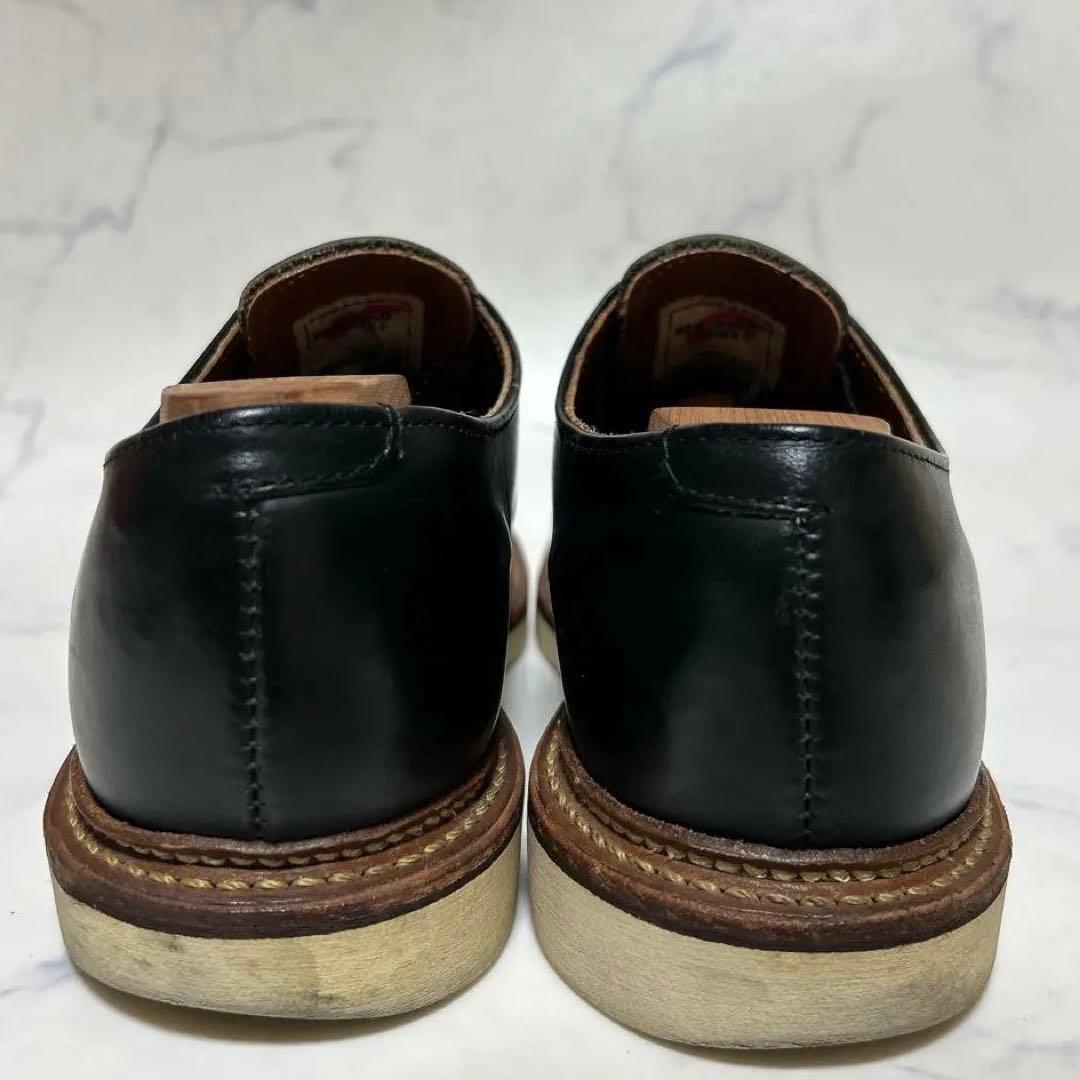 【廃盤】 レッドウィング 8002 ワークオックスフォード 黒 7.5 ブーツ