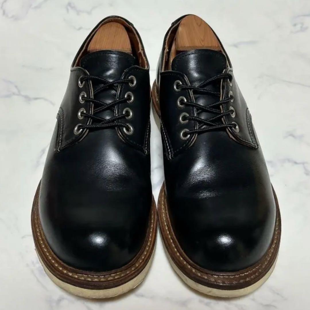 【廃盤】 レッドウィング 8002 ワークオックスフォード 黒 7.5 ブーツ