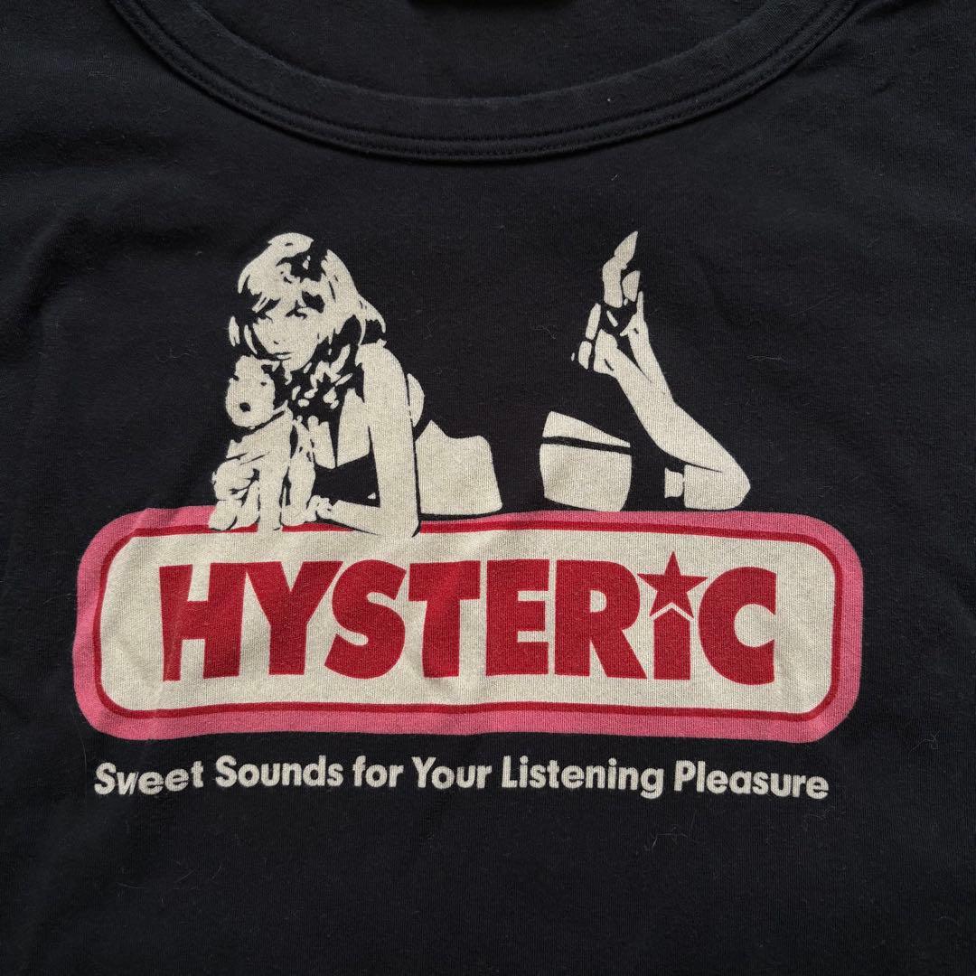【超激レア】HYSTERIC グラフィック長袖Tシャツ ブラック チビt