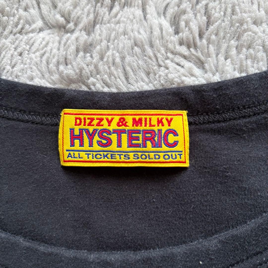 【超激レア】HYSTERIC グラフィック長袖Tシャツ ブラック チビt