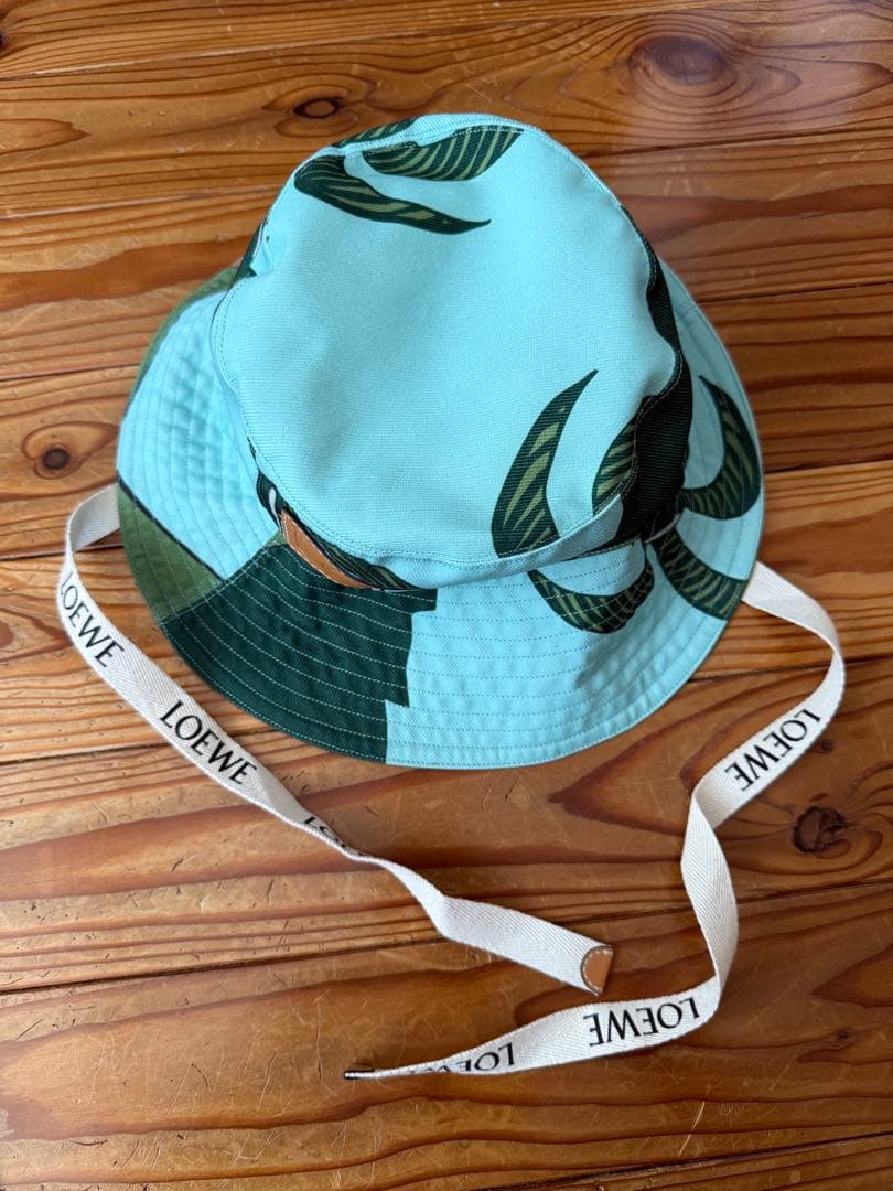 【正規品】最終値下げ　LOEWE ロエベ　リーフ柄 アウトドアハット