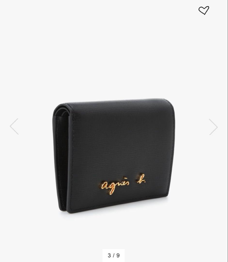 アニエスベー　レザー 二つ折り ウォレット \"City\" ZAW07－02