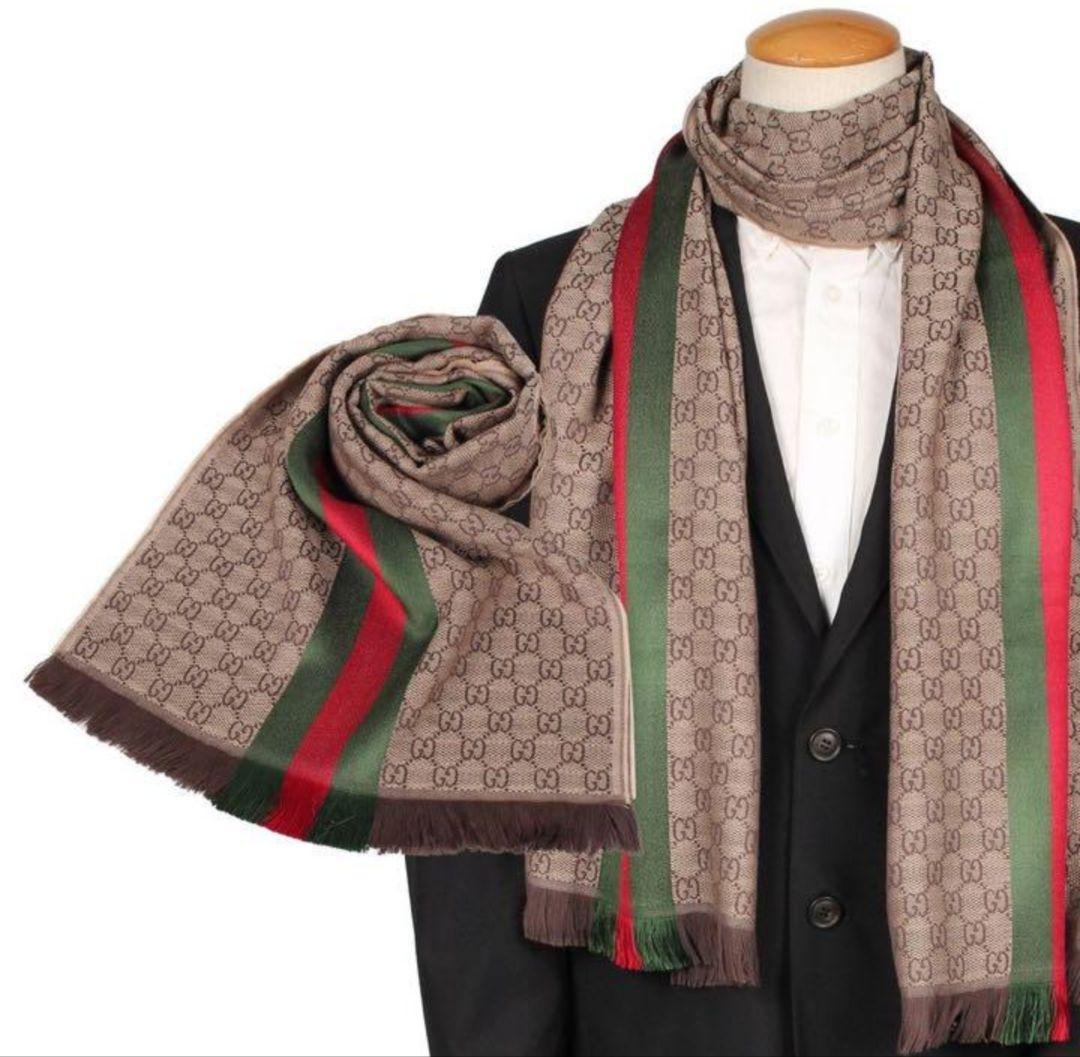 ❤美品箱付き❤GUCCI マフラー ストール スカーフ❤C.ロナウド愛用❤