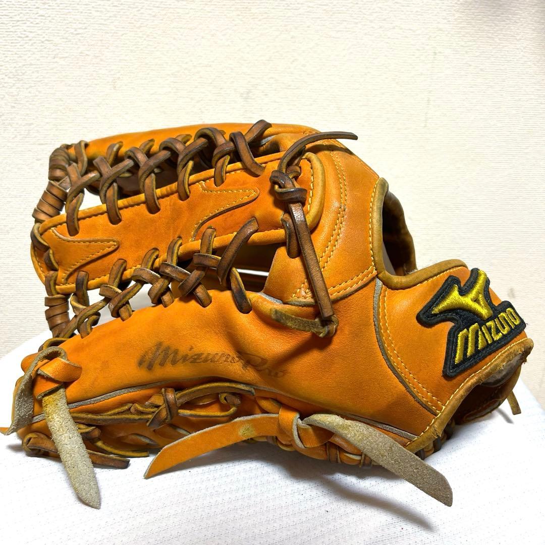 ミズノプロ 軟式 外野 野球 グローブ 左 イチロー 旧ロゴ