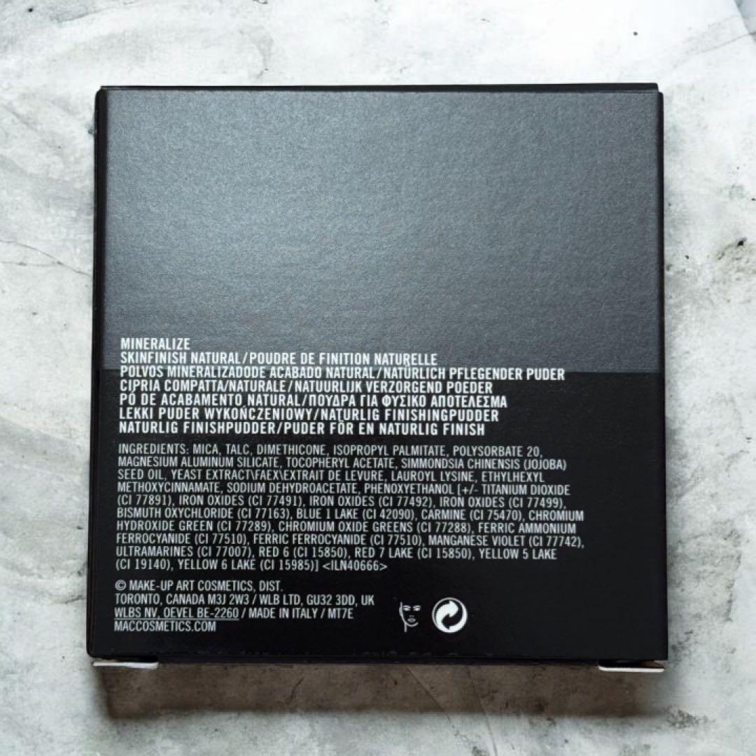 新品未使用:MACミネラライズスキンフィニッシュライト:国内百貨店にて購入