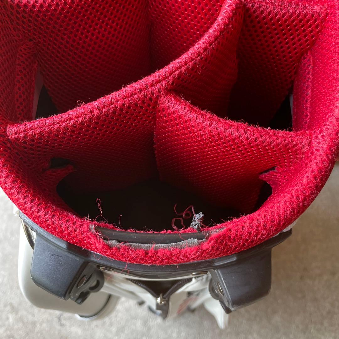 PEARLY GATES ゴルフキャディバッグ 89 赤　白　パーリーゲイツ