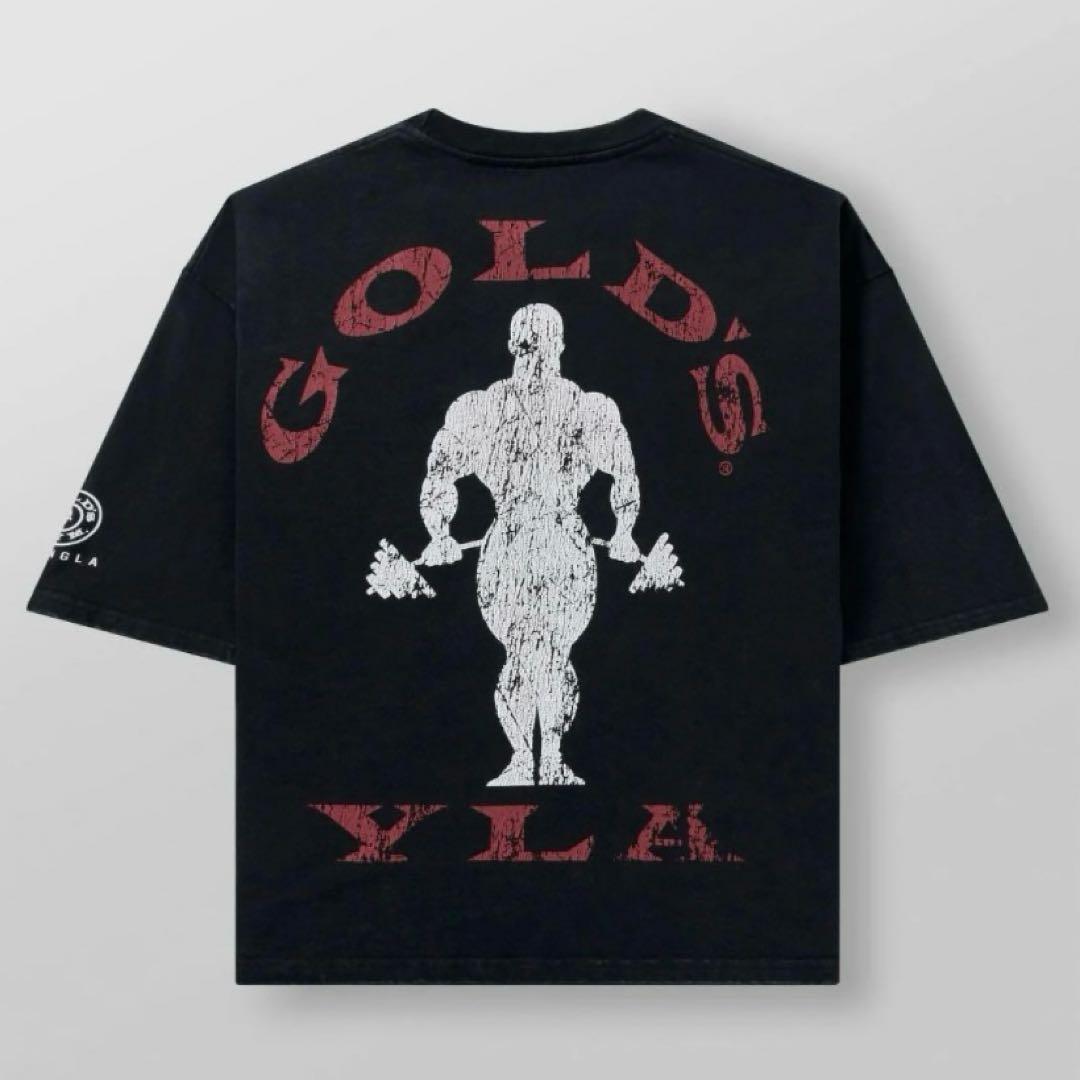  × GOLD'S GYM オーバーサイズ Tシャツ ブラック