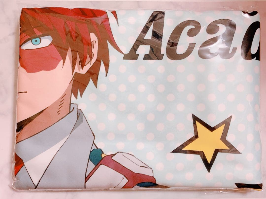 ヒロアカ 雄英高校オープンスクール ミニゲーム SSR賞 ビックタオル 轟焦凍