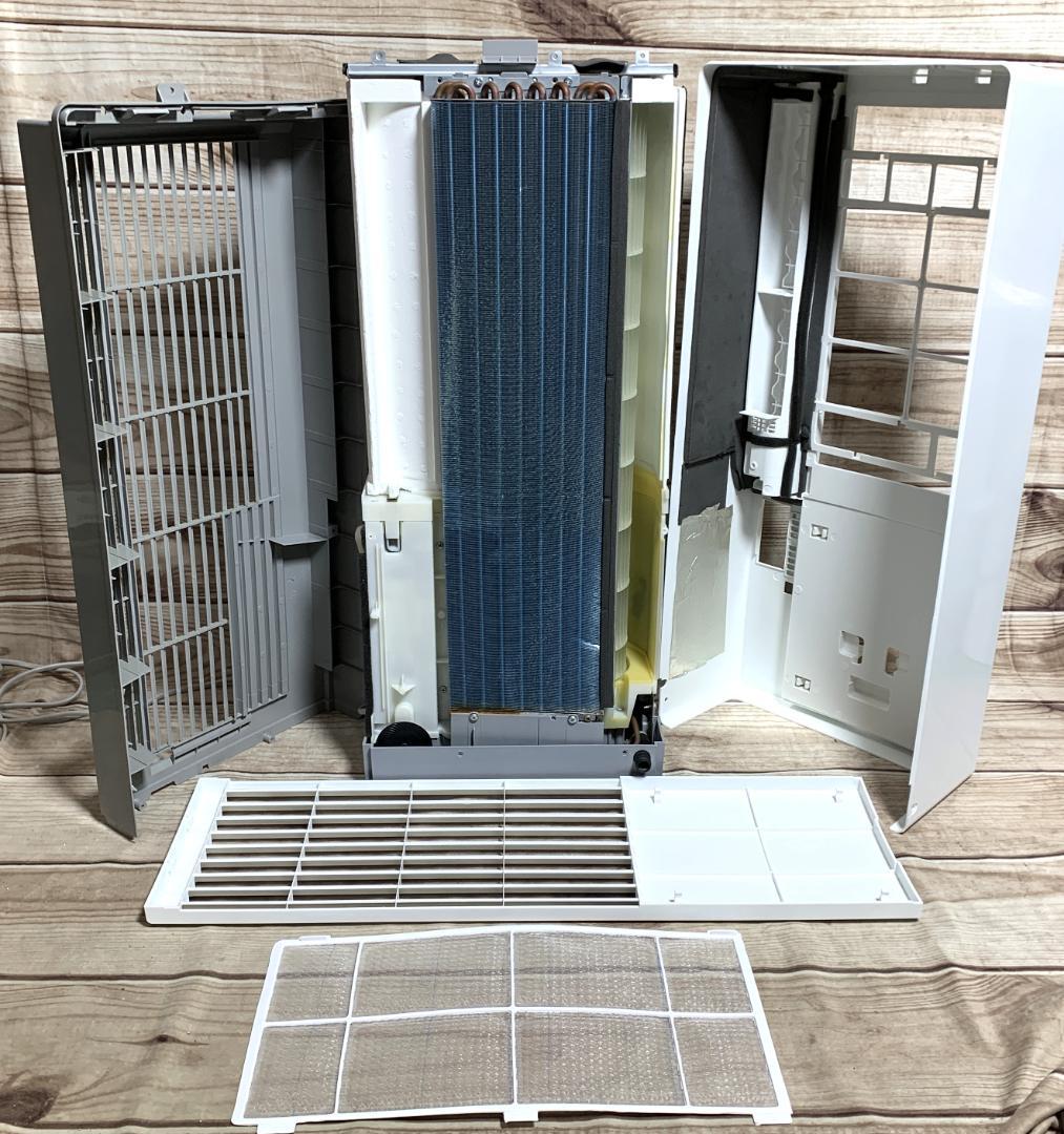 Haier 4～7畳 100V 窓用エアコン JA-16U 20年製 全清掃済♪