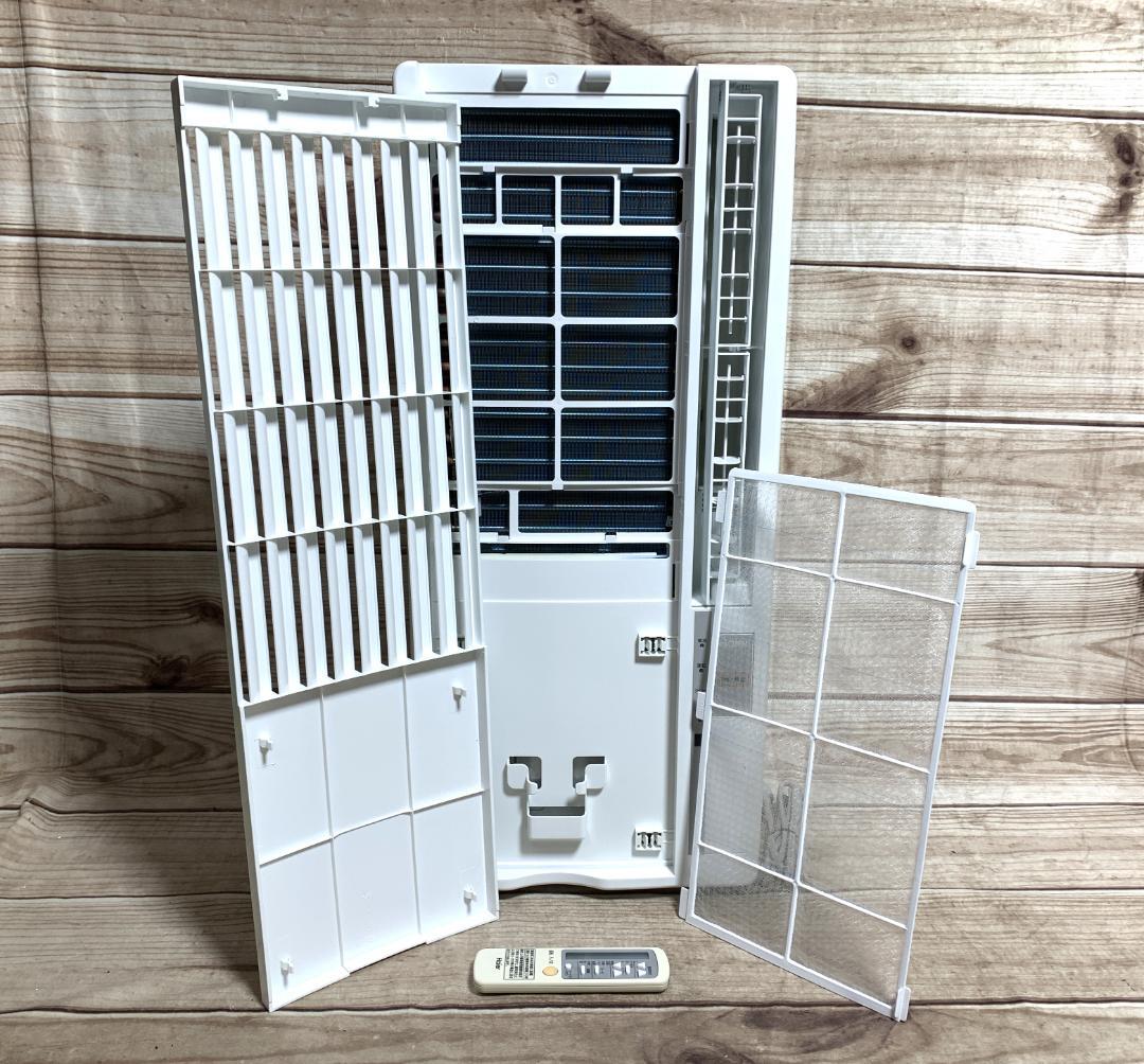 Haier 4～7畳 100V 窓用エアコン JA-16U 20年製 全清掃済♪