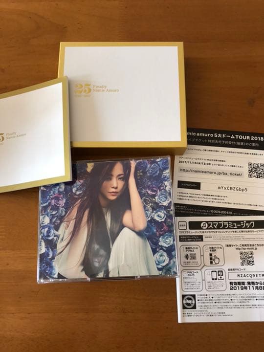 安室奈美恵25th Finally CD＆キーホルダー