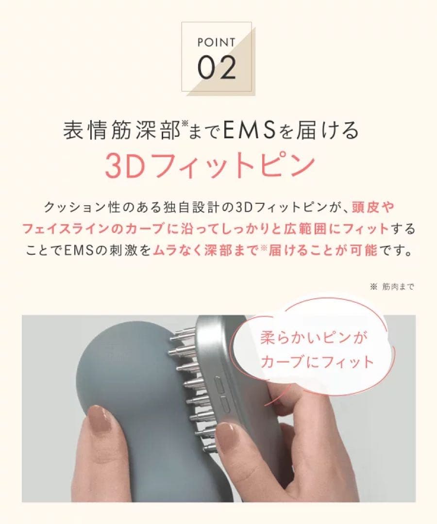 【未使用】SALONIA サロニア EMS リフトブラシ 美顔器 電気バリブラシ