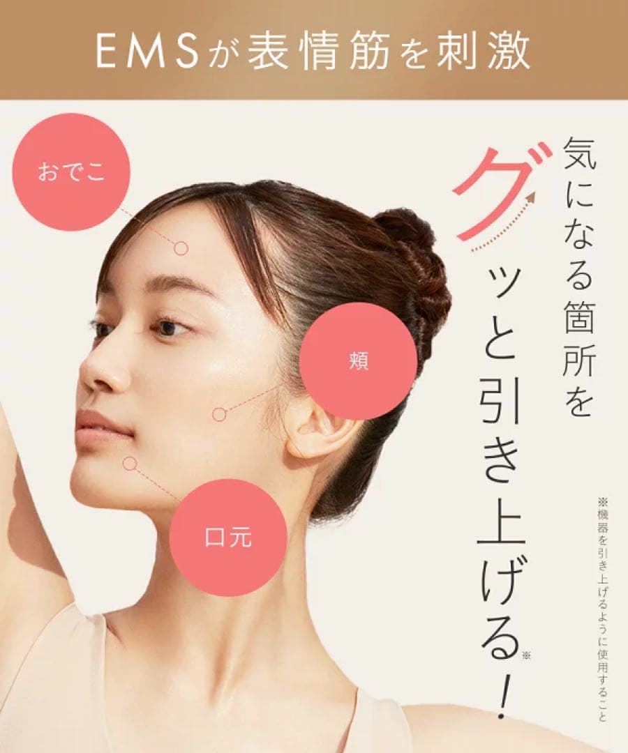 【未使用】SALONIA サロニア EMS リフトブラシ 美顔器 電気バリブラシ