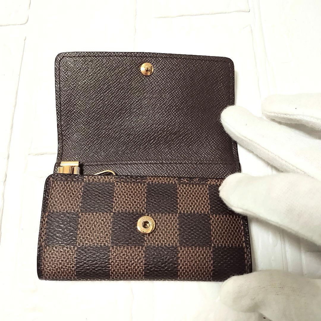 360 LOUIS VUITTON キーケース ミュルティクレ6 ダミエ 6連