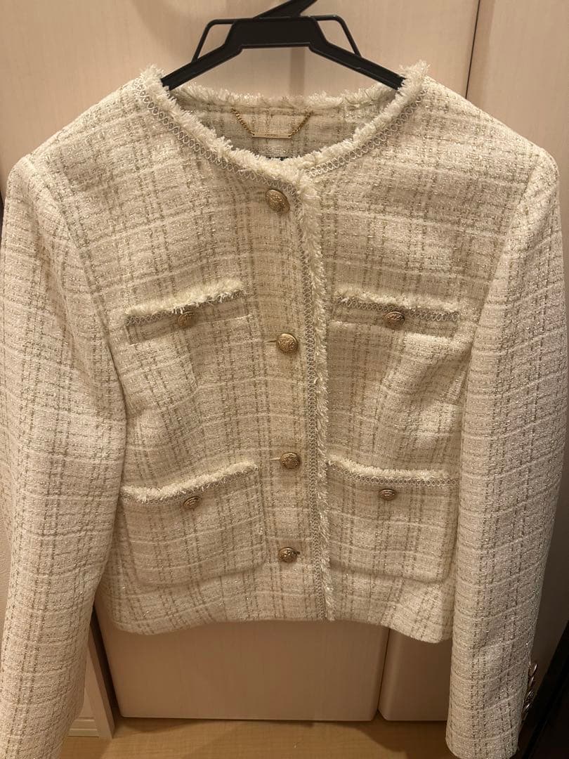 セルフォードCELFORDツイードジャケット IVR 38M