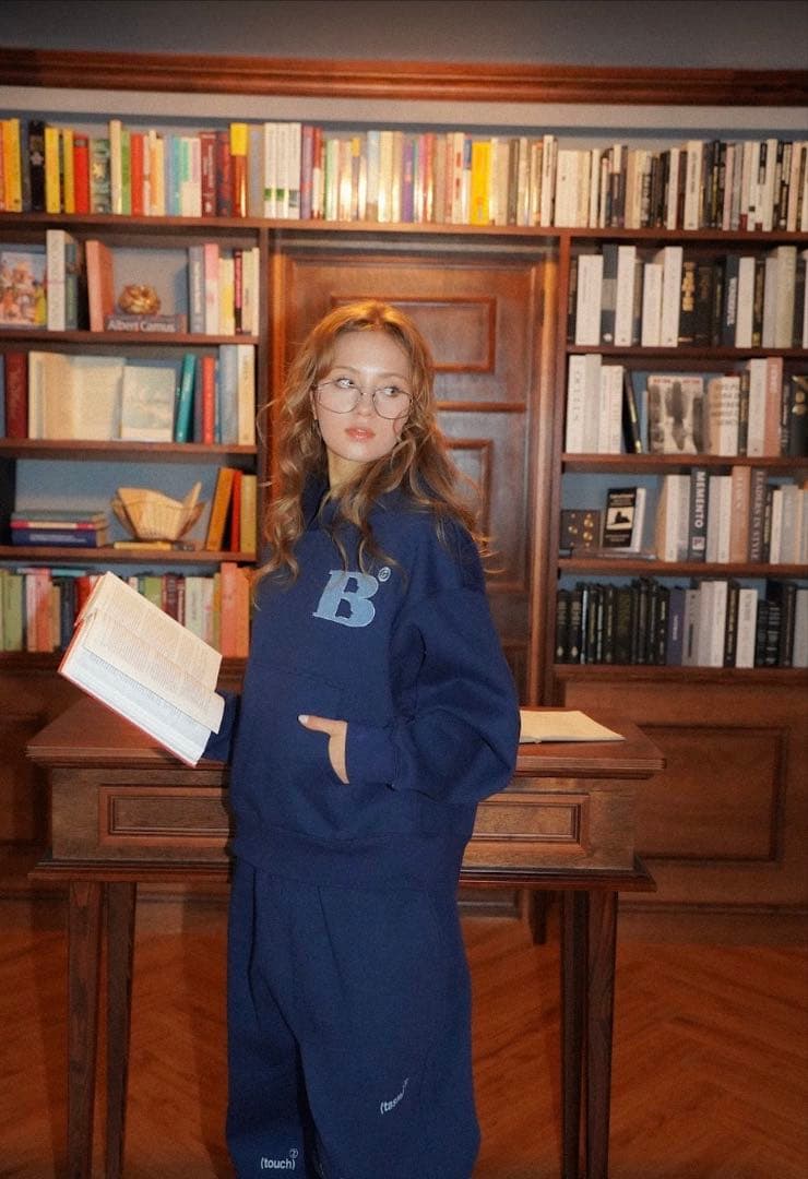 【Beck and call】　B logo hoodie sweat pant