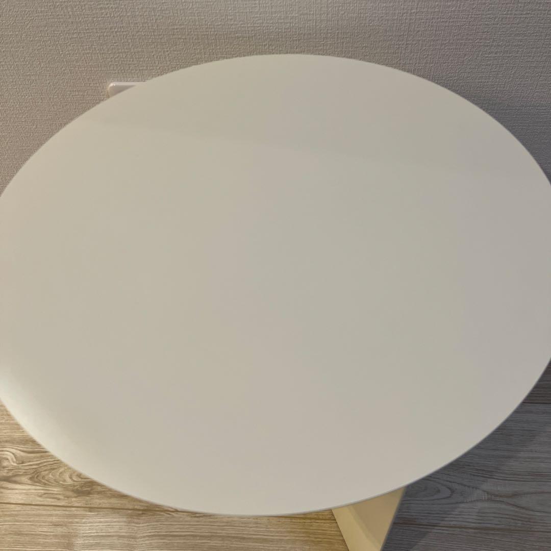 kaji___a  ヘイ　サイドスリットテーブル　ホワイト