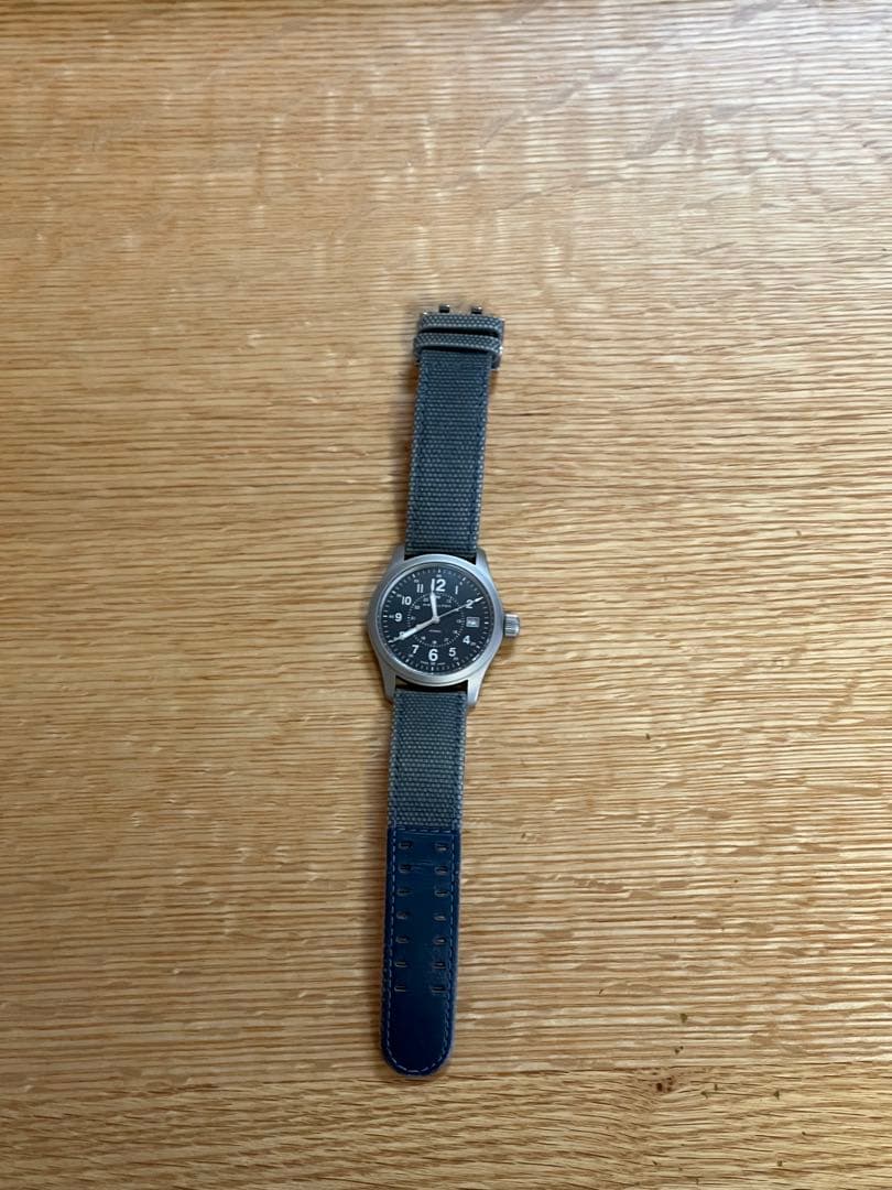 HAMILTON KHAKI 腕時計 ネイビー