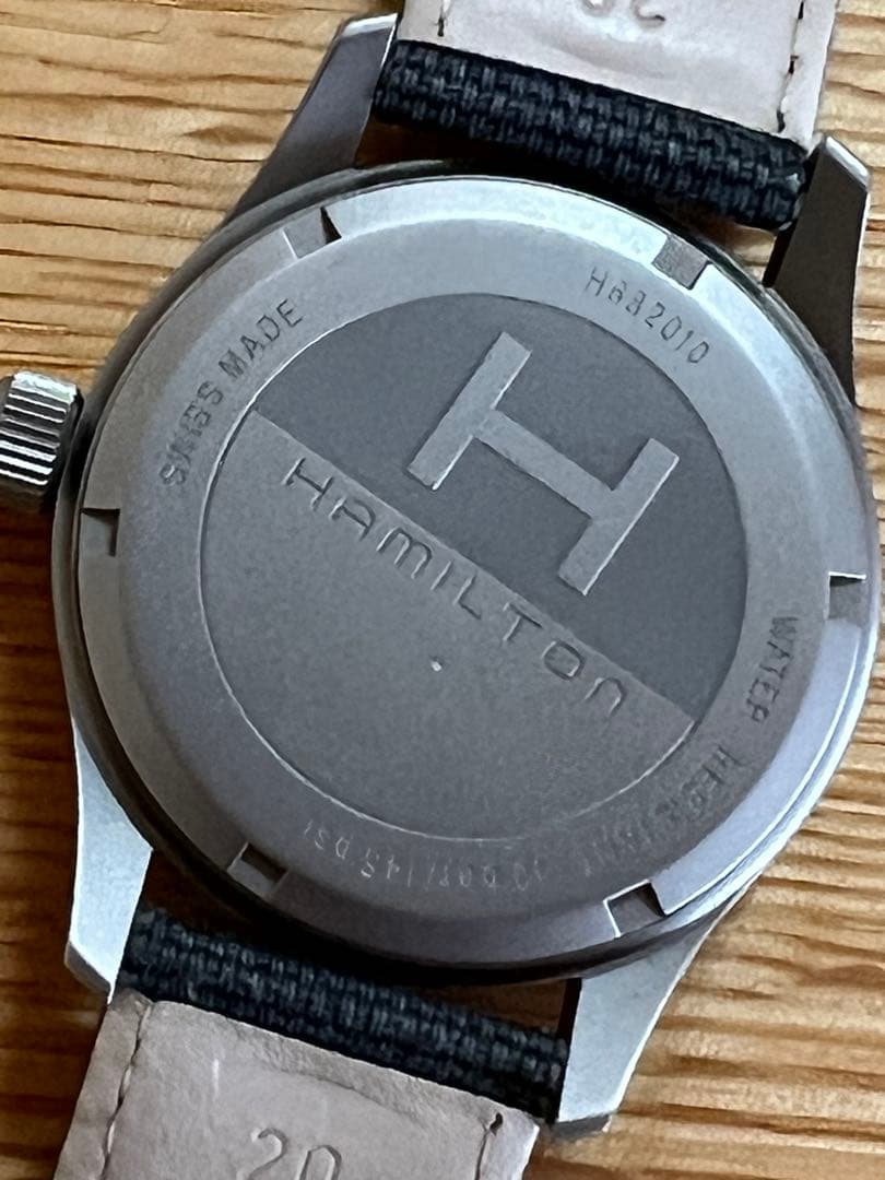 HAMILTON KHAKI 腕時計 ネイビー