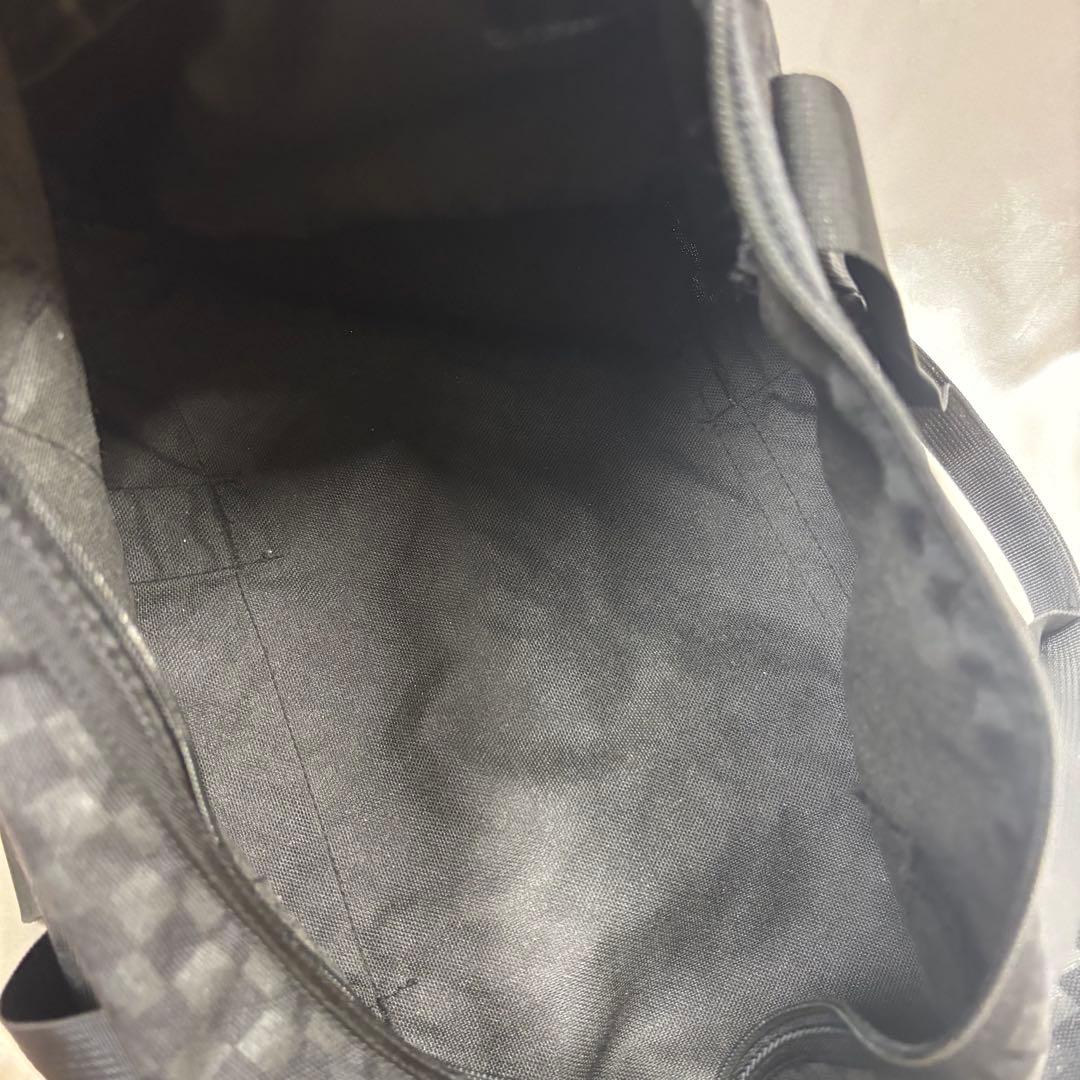 【極美品】SUPREME チェッカー柄 ダッフルバッグ ボストン BOXロゴ 黒