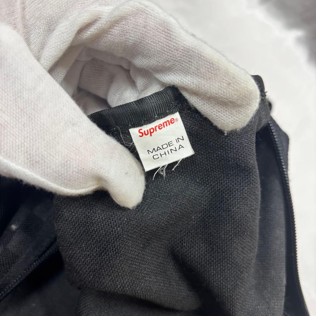 【極美品】SUPREME チェッカー柄 ダッフルバッグ ボストン BOXロゴ 黒