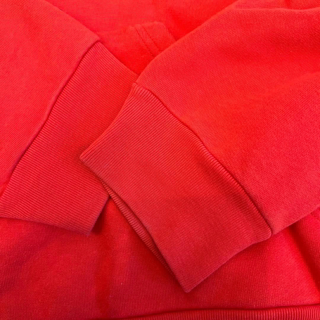 バレンシアガ パーカー プルオーバー 背面ロゴ 表記10レッド