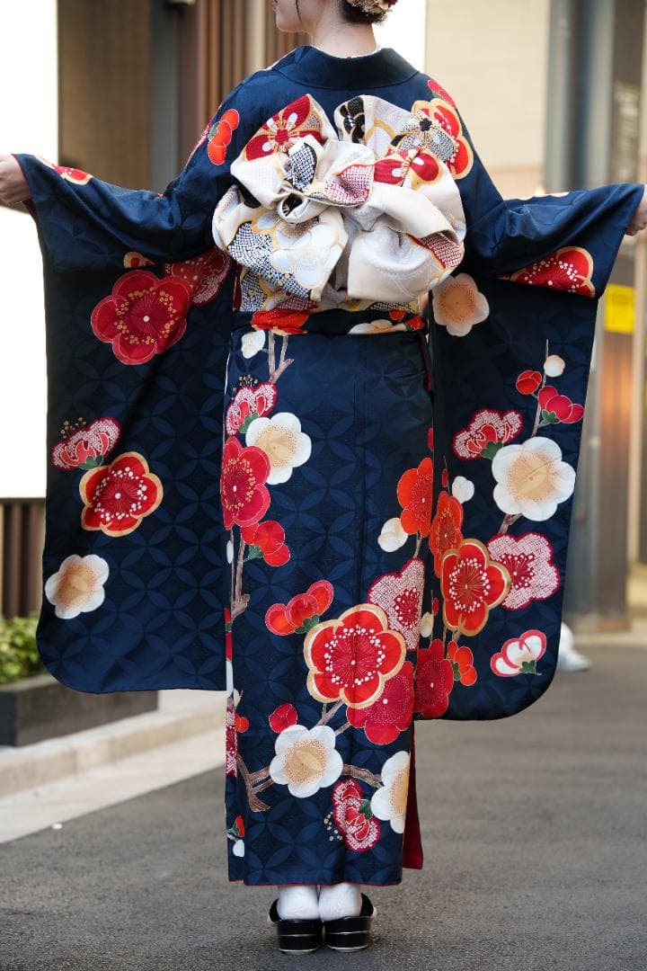 ≪美品≫正絹　振袖9点フルセット【920】【155cm~165cmの方用】