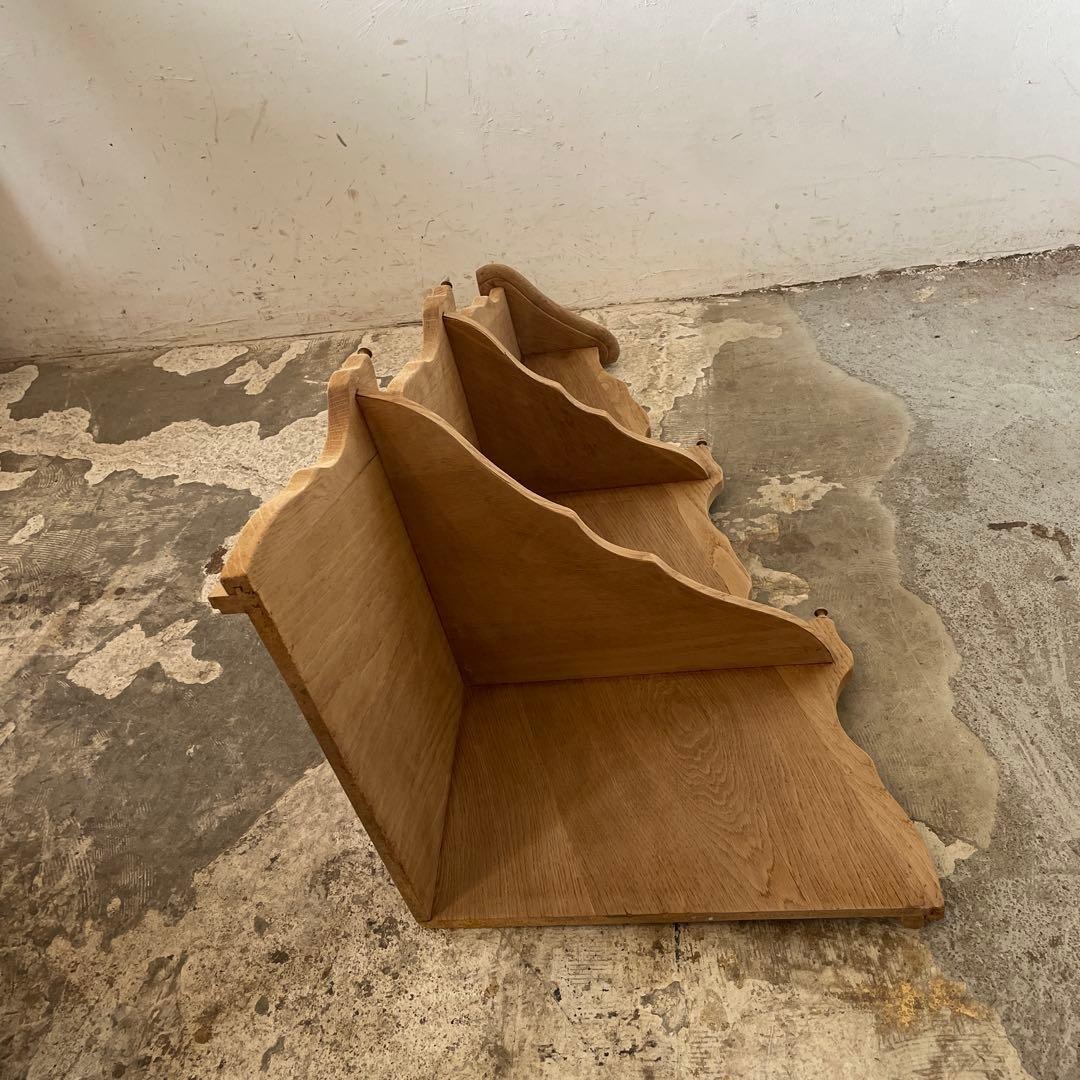 ビンテージ コーナーオープンチェストキャビネット 剥離