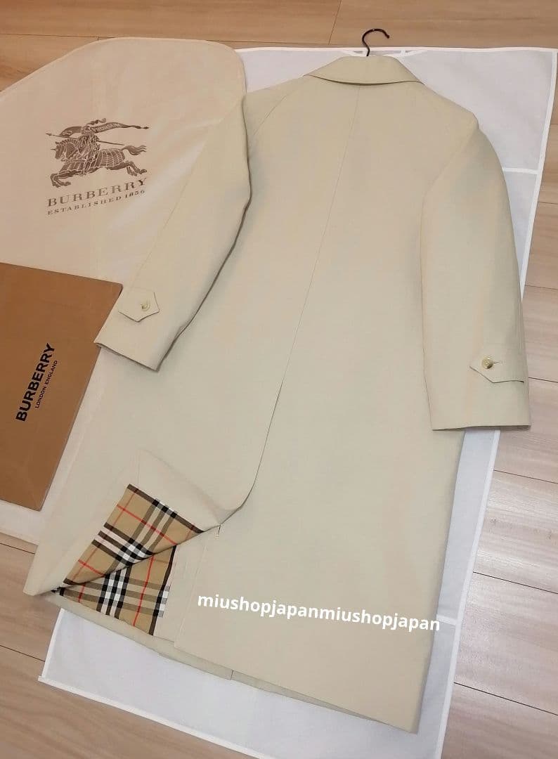 貴重希少●L　バーバリー　BURBERRY　ステンカラーコート　ノバチェック