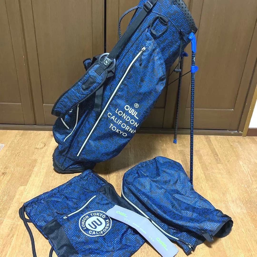 OUUL （オウル）軽量キャディバッグ　ゴルフバック　スタンド　ナップザック付き