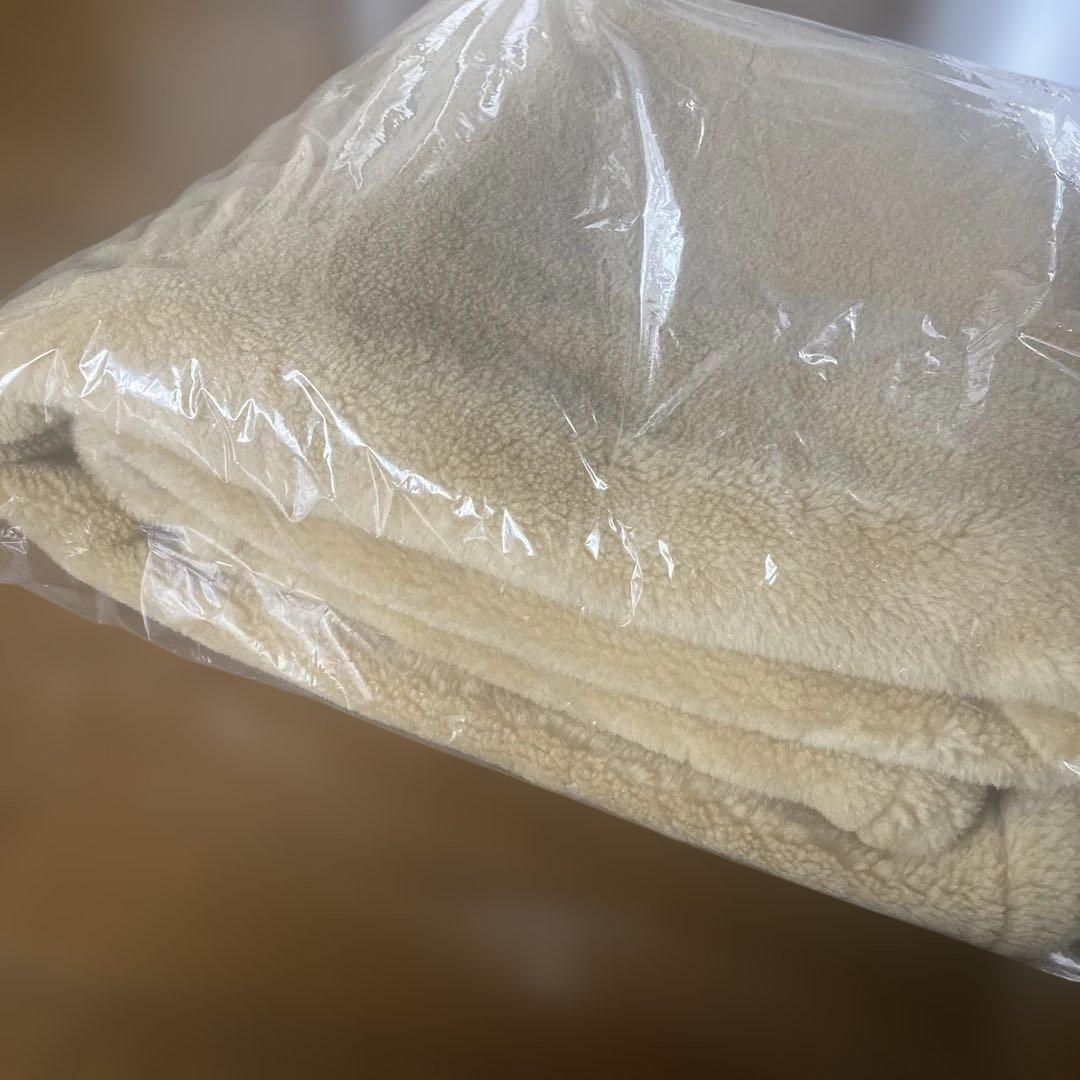 【クリーニング済み】泉大津産 毛布 洗える ふんわりウールマイヤー掛け毛布