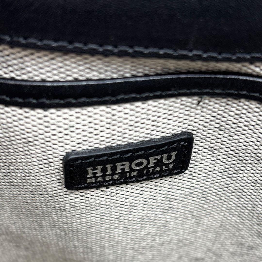 極美品◎ ヒロフ エスティーバ 斜めがけ可 ショルダーバッグ バケツ型