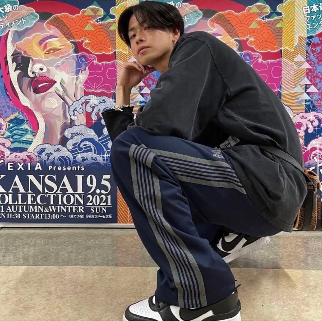 Needles トラックパンツ　navy 美品