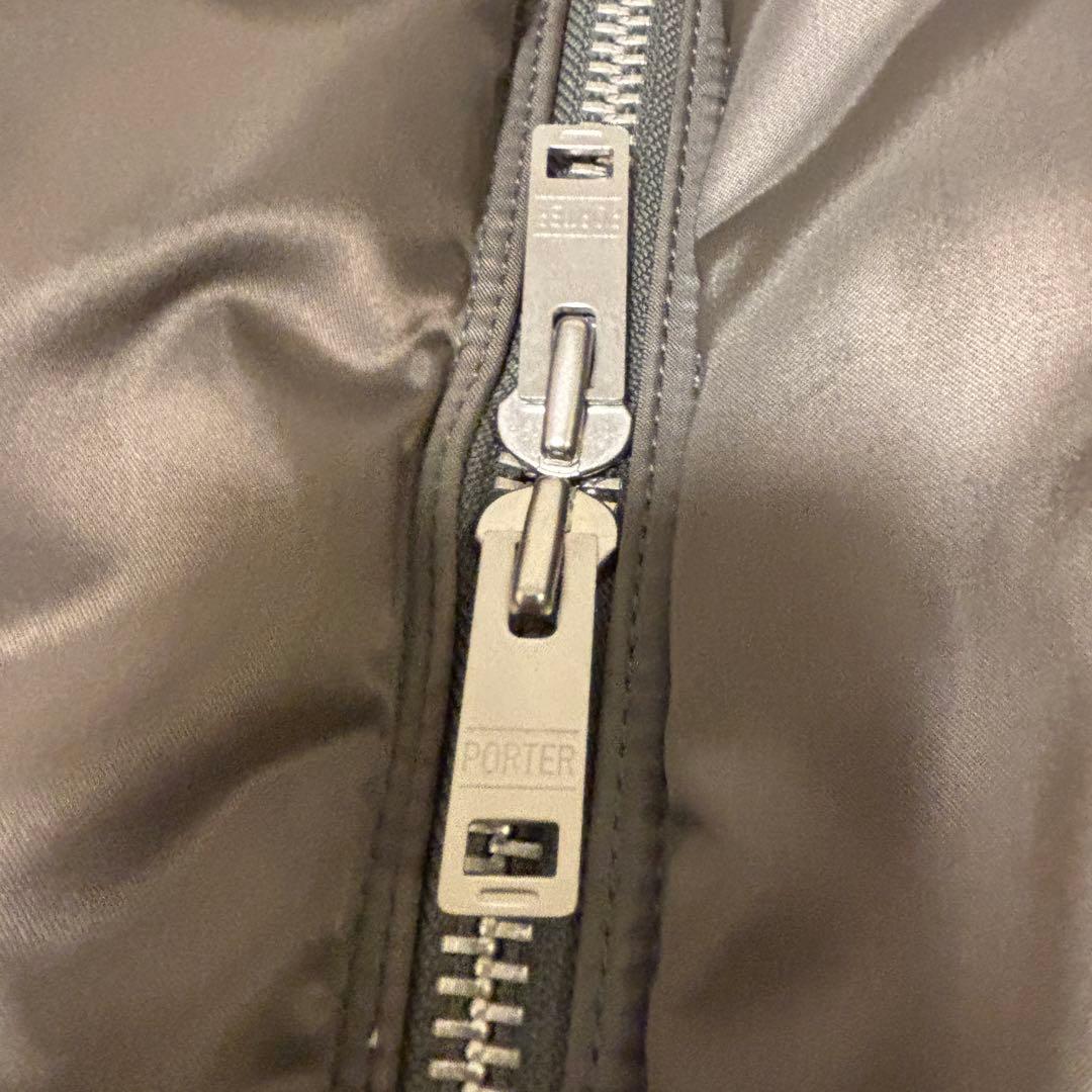 【美品】ポーター PORTER タンカー ボストンバッグ グレー 旅行