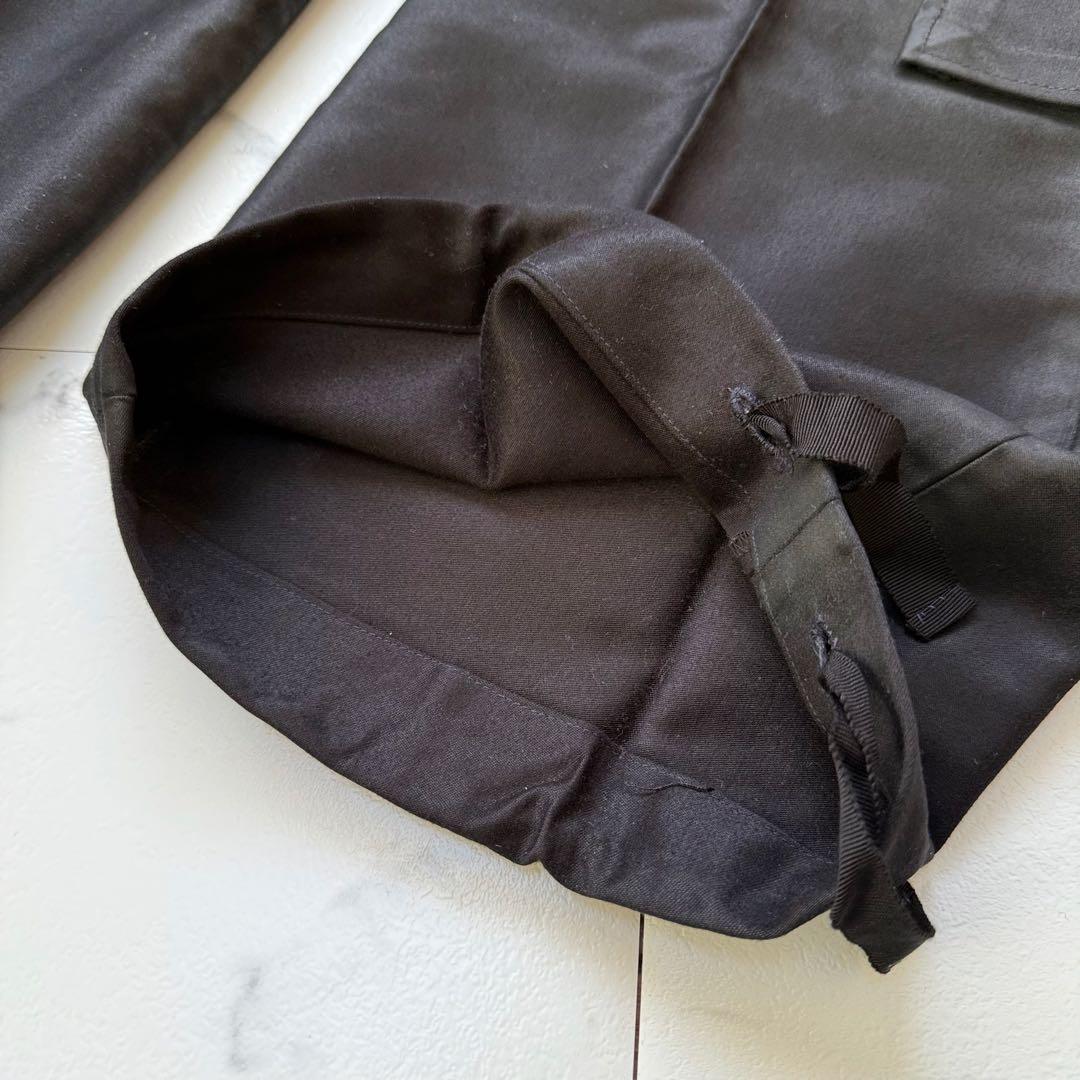 Roen ロエン スタッズ スカル ポケット カーゴパンツ フレアブラック 32