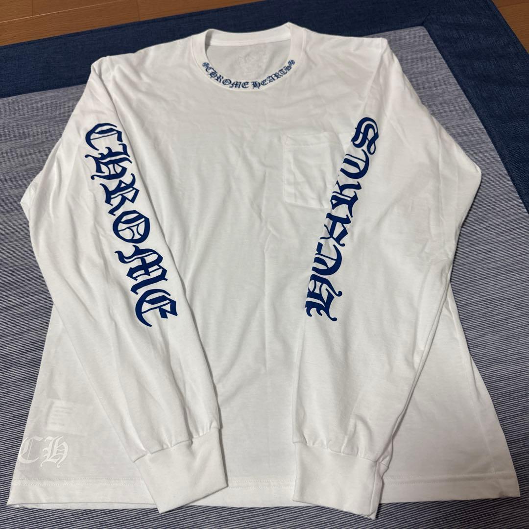新品　クロムハーツ(chrome hearts) ネックロゴプリント L