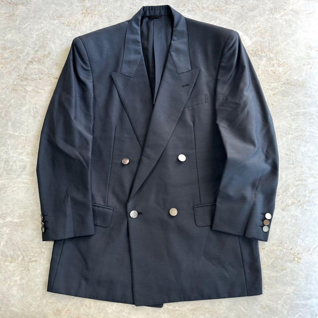 BALENCIAGA バレンシアガ モヘア混 ウール ダブル セットアップスーツ