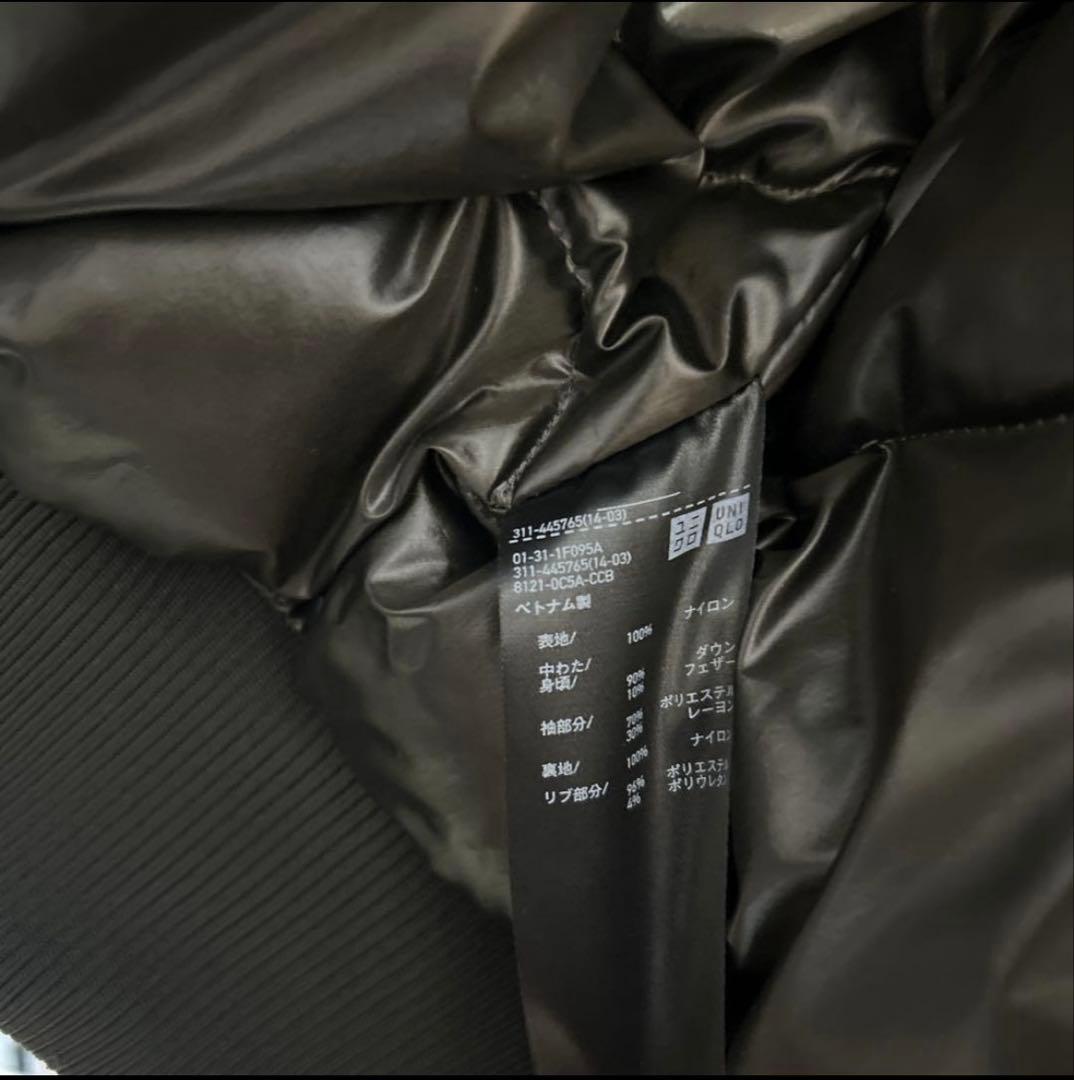 ユニクロ　+J ハイブリッドダウンオーバーサイズMA－1