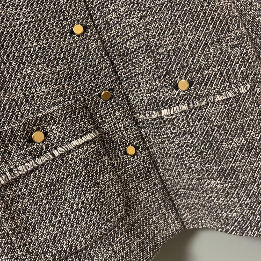 【美品】URBAN RESEARCH ツイード ノーカラージャケット