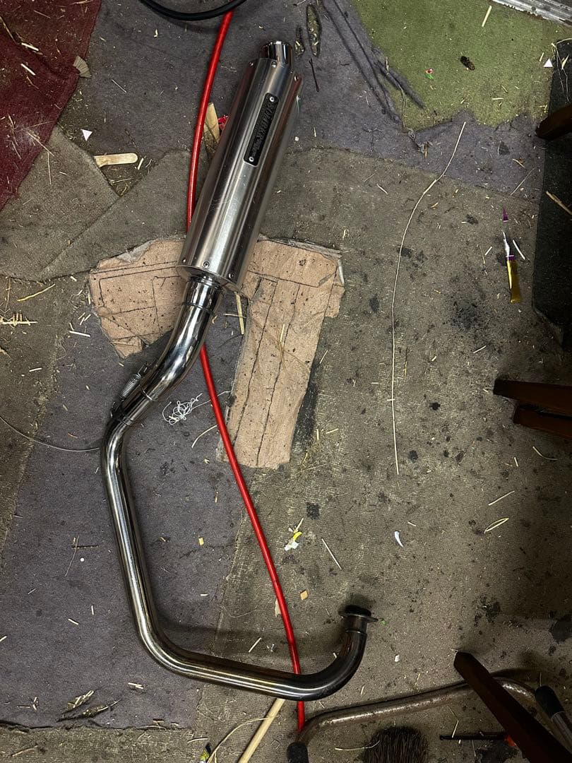 武川BOMBER ステンレス マフラー エイプ用