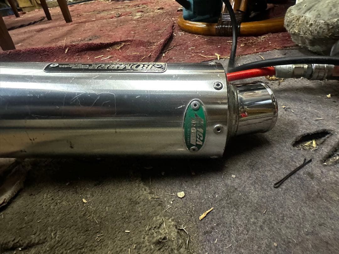 武川BOMBER ステンレス マフラー エイプ用